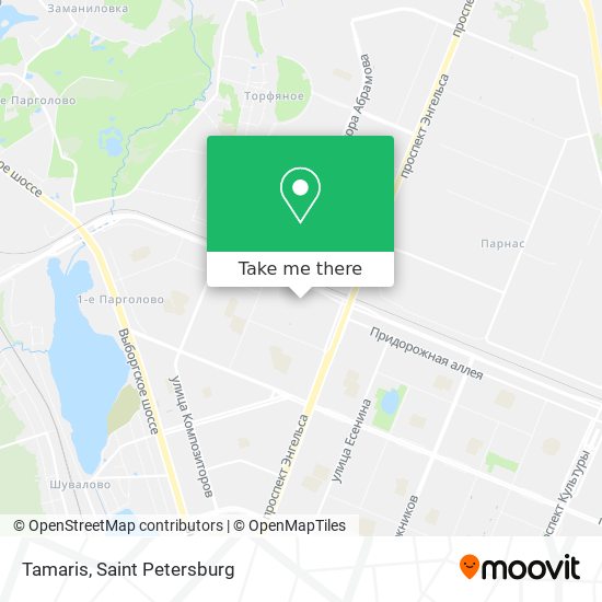 Tamaris map