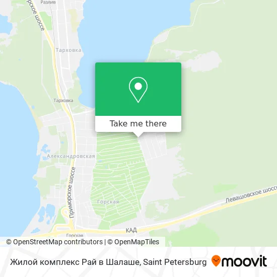 Жилой комплекс Рай в Шалаше map