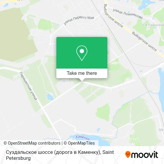 Суздальское шоссе (дорога в Каменку) map