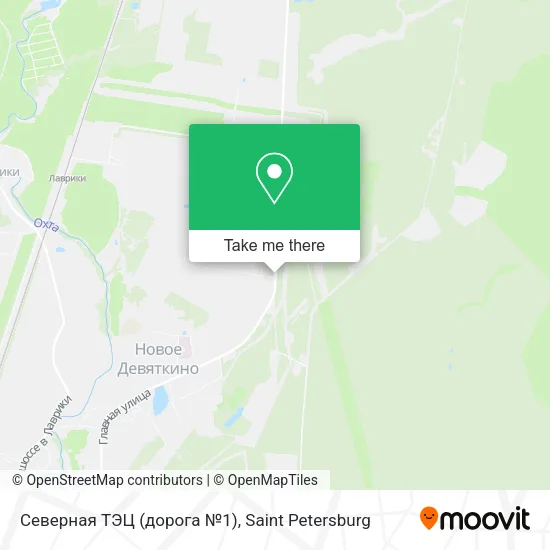 Северная ТЭЦ (дорога №1) map