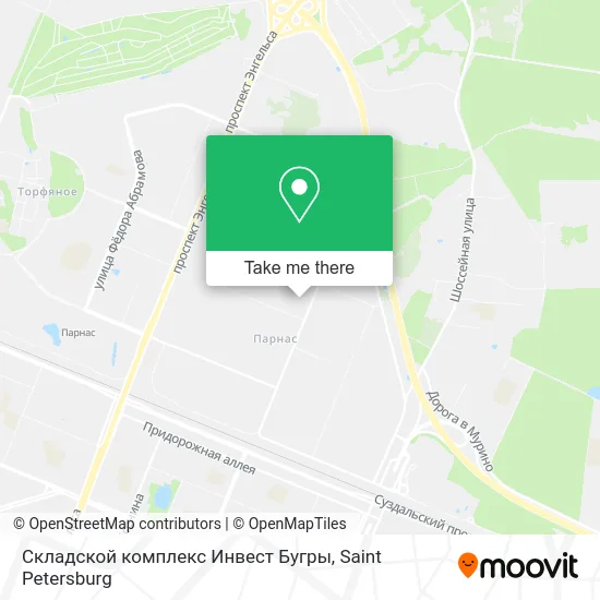 Складской комплекс Инвест Бугры map