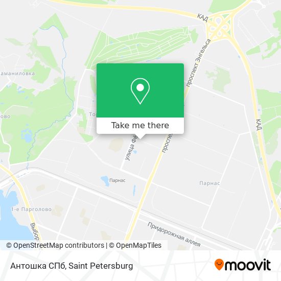 Антошка СПб map
