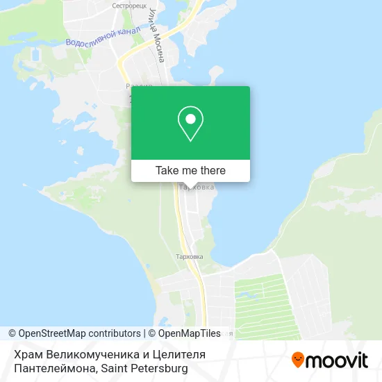 Храм Великомученика и Целителя Пантелеймона map