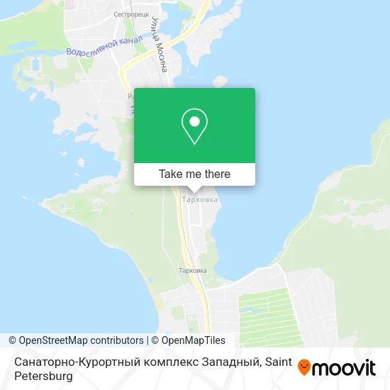 Санаторно-Курортный комплекс Западный map
