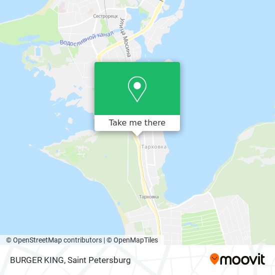 BURGER KING map