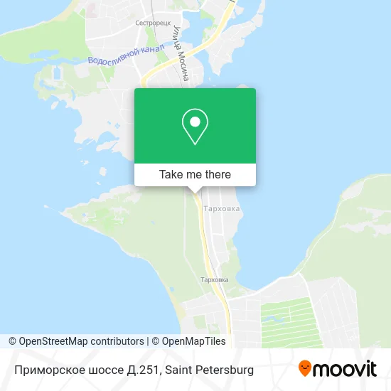 Приморское шоссе Д.251 map