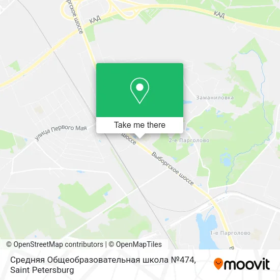 Средняя Общеобразовательная школа №474 map