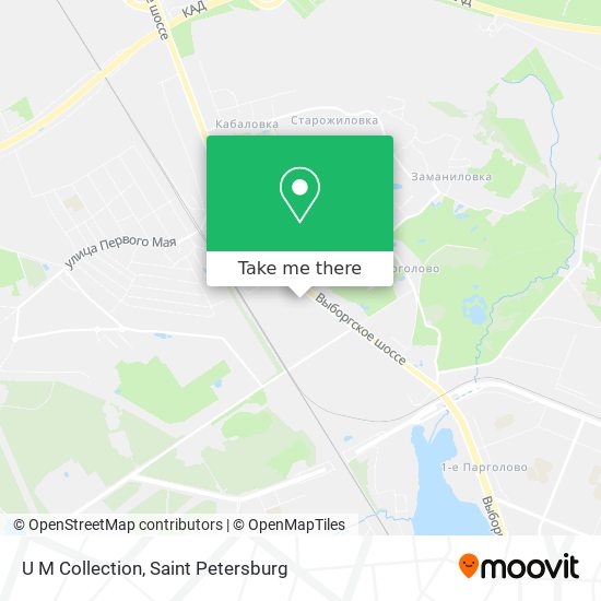 U M Collection map