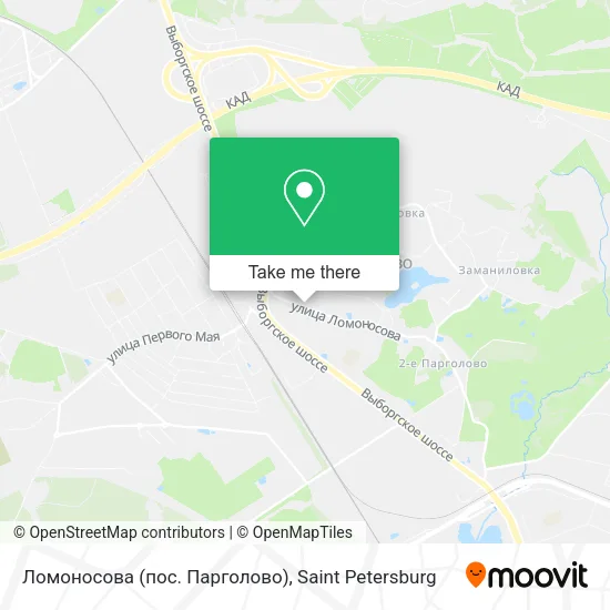 Ломоносова (пос. Парголово) map
