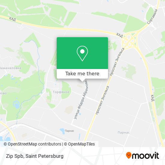 Zip Spb map