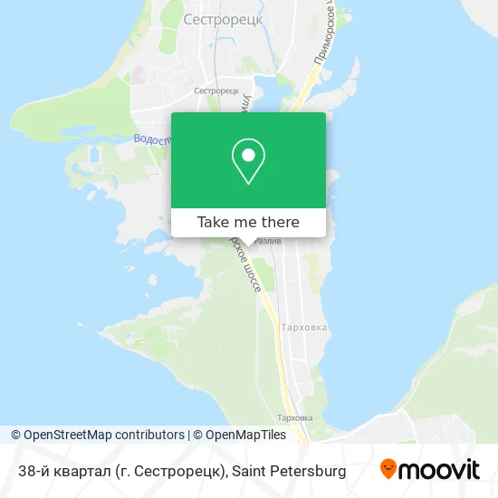 38-й квартал (г. Сестрорецк) map