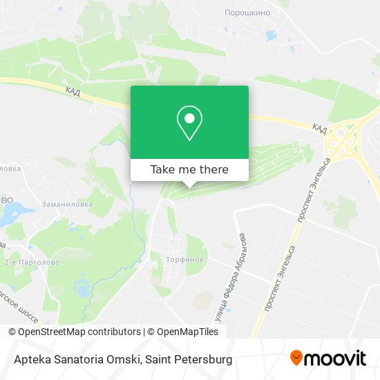 Apteka Sanatoria Omski map