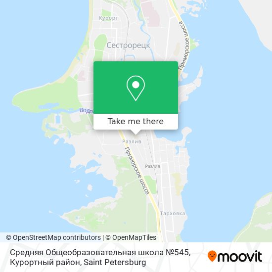 Средняя Общеобразовательная школа №545, Курортный район map