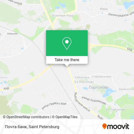 Почта банк map