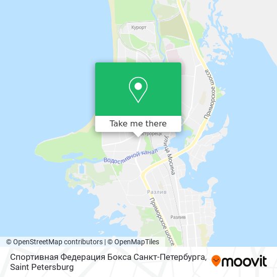 Спортивная Федерация Бокса Санкт-Петербурга map