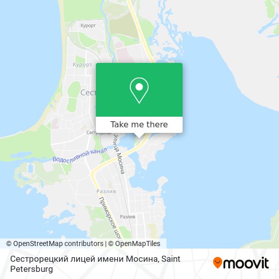 Сестрорецкий лицей имени Мосина map