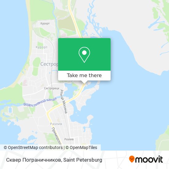 Сквер Пограничников map