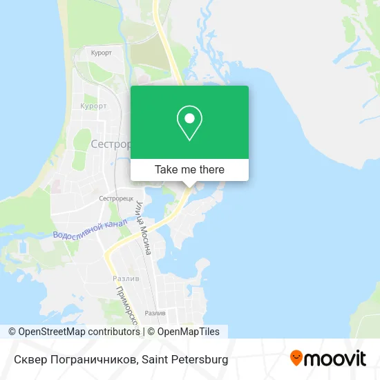 Сквер Пограничников map