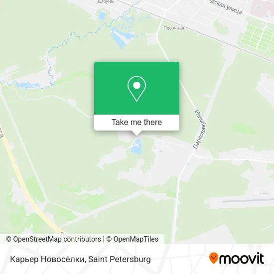 Карьер Новосёлки map