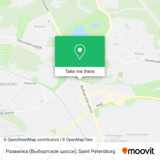 Развилка (Выборгское шоссе) map