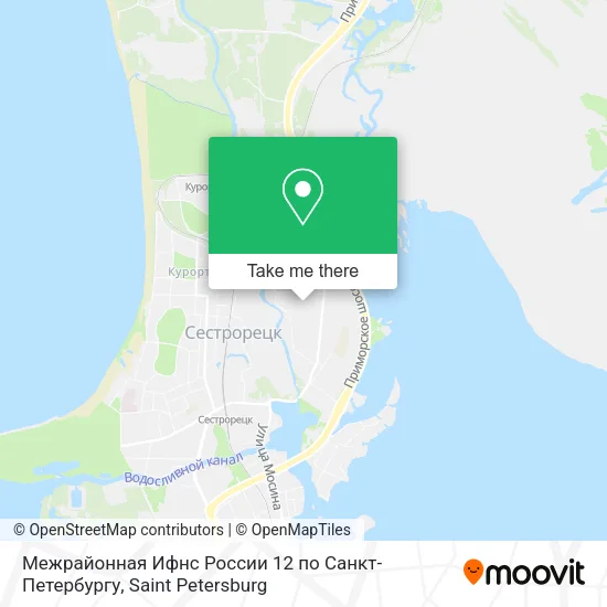 Межрайонная Ифнс России 12 по Санкт-Петербургу map