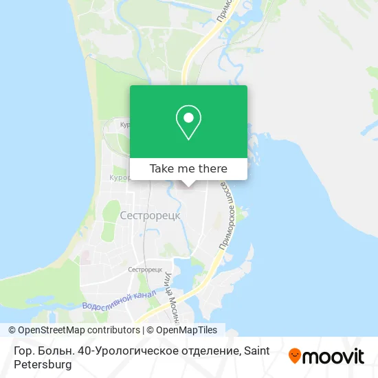 Гор. Больн. 40-Урологическое отделение map