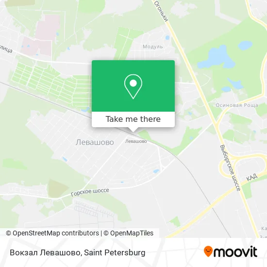 Вокзал Левашово map