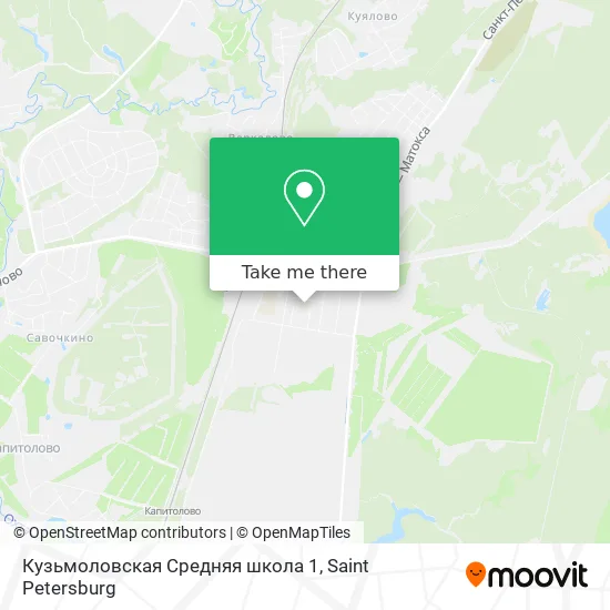 Кузьмоловская Средняя школа 1 map