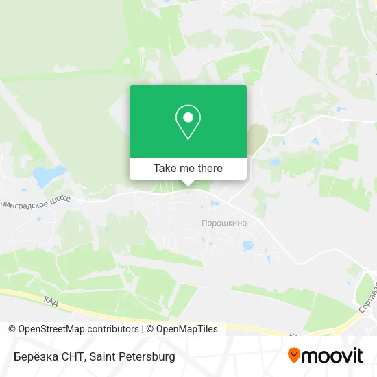 Берёзка СНТ map