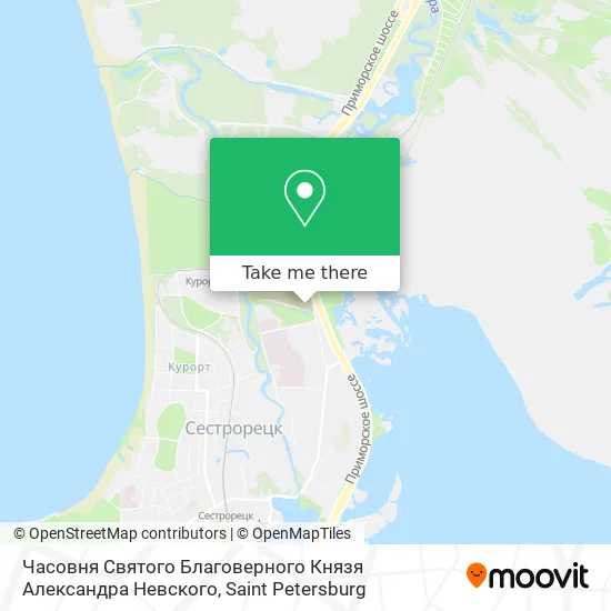 Часовня Святого Благоверного Князя Александра Невского map