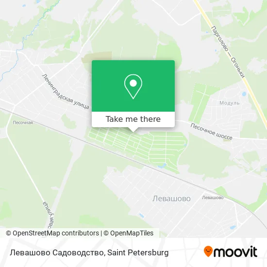 Левашово Садоводство map