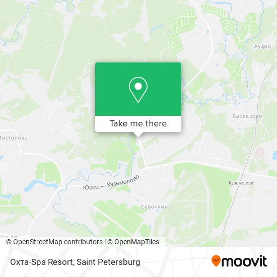 Охта-Spa Resort map