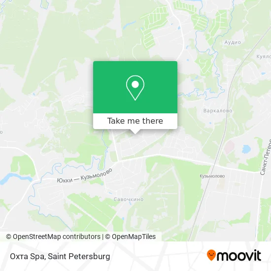 Охта Spa map