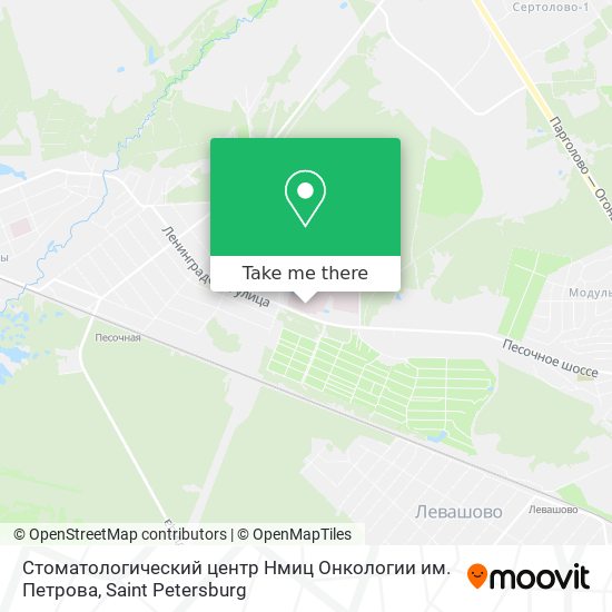 Стоматологический центр Нмиц Онкологии им. Петрова map