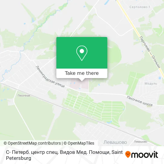 С- Петерб. центр спец. Видов Мед. Помощи map