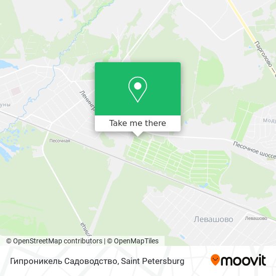 Гипроникель Садоводство map