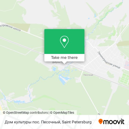 Дом культуры пос. Песочный map