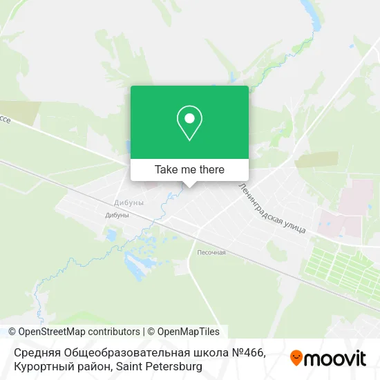 Средняя Общеобразовательная школа №466, Курортный район map