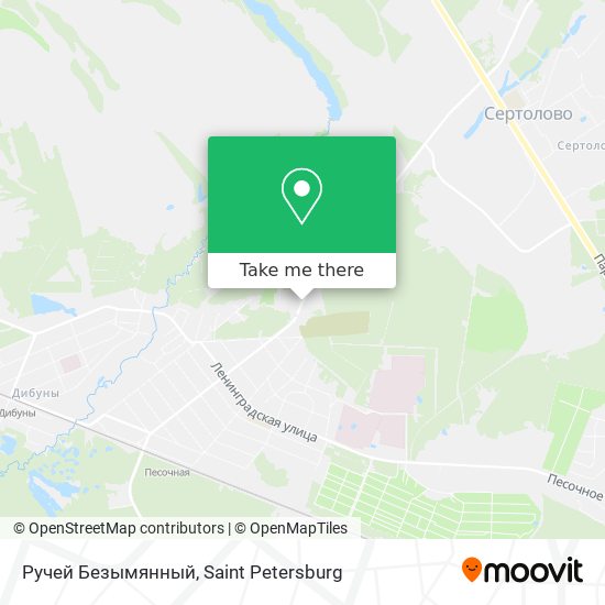 Ручей Безымянный map