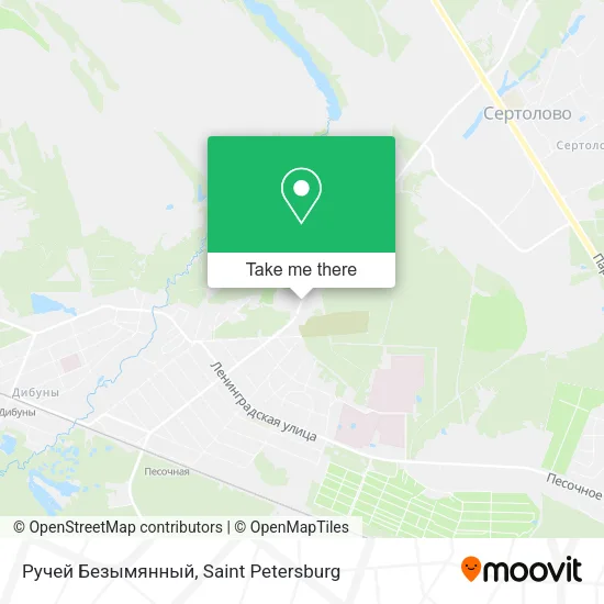 Ручей Безымянный map