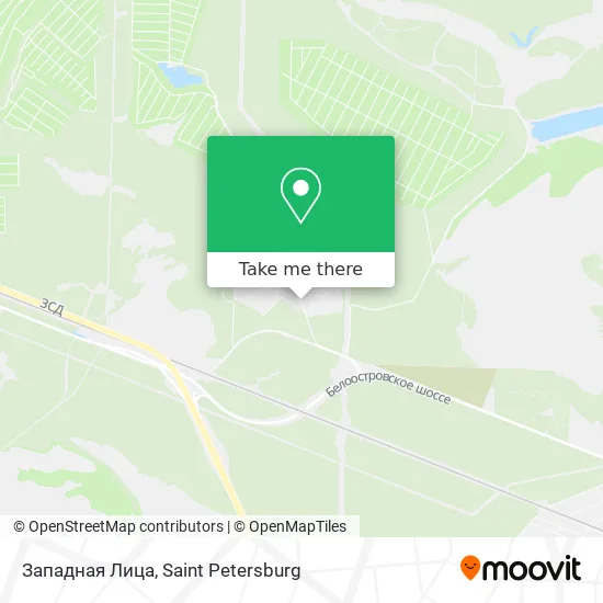 Западная Лица map