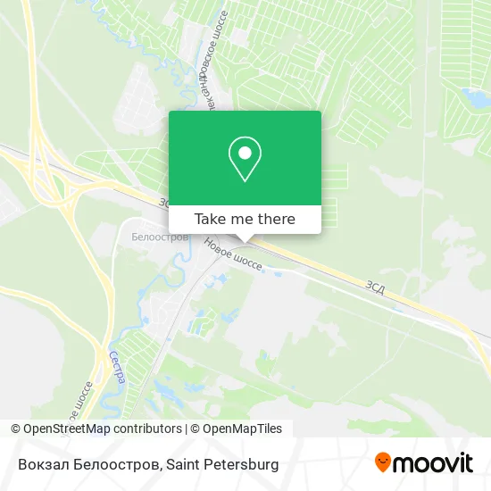 Вокзал Белоостров map