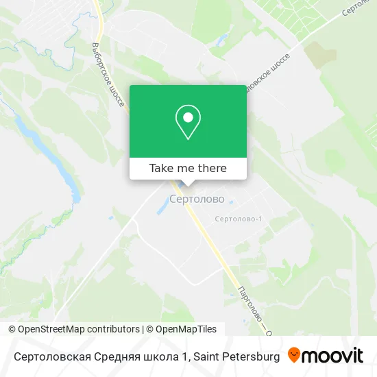 Сертоловская Средняя школа 1 map