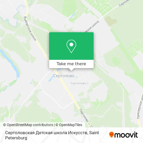 Сертоловская Детская школа Искусств map