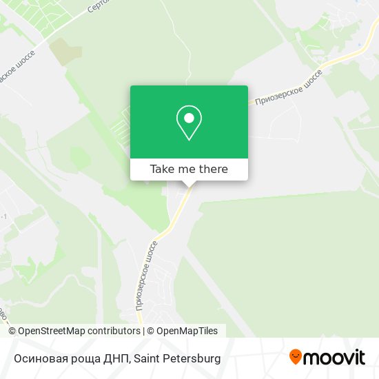 Осиновая роща ДНП map