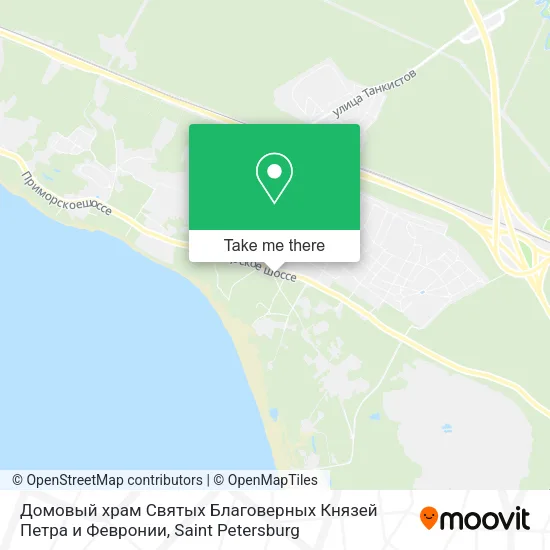 Домовый храм Святых Благоверных Князей Петра и Февронии map