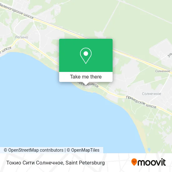 Токио Сити Солнечное map