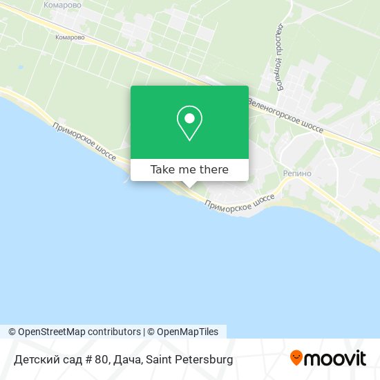Детский сад # 80, Дача map