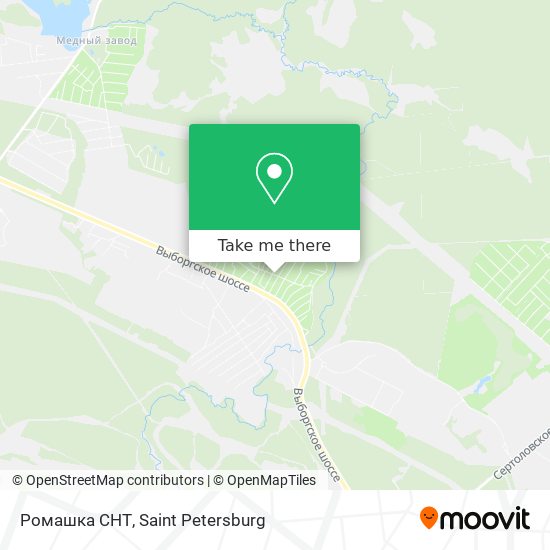 Ромашка СНТ map
