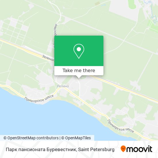 Парк пансионата Буревестник map